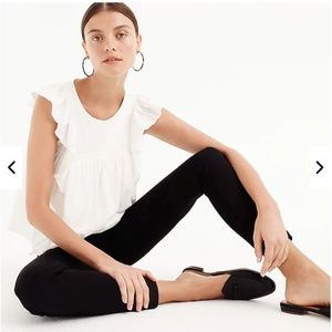 J.Crew Flutter-sleeve top